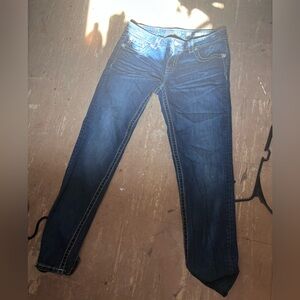 Miss Me skinny jeans with sequin cross details on the back